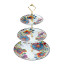 Nicolson Russell 3-Tiered Floral Cake Stand