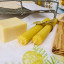 Natural beeswax rolled candles with cotton wick