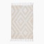 Thread Office Natural Diamond Bath Mat, 60cm x 90cm