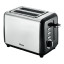 Swan Townhouse Stainless Steel 2-Slice Toaster, 925W - Black