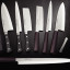 Tramontina Yanagiba Gold Sushi Knife, 23cm with other knives