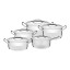 Tramontina Professional Stainless Steel Cookware Set, 10-Piece