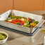 Ooni Roasting Pan - Large with food on the table