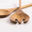 Salisbury & Co Grove Salad Servers, Set of 2 detail on the kitchen counter