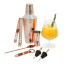 KitchenCraft BarCraft Copper Finish Cocktail Making Set, 7-Piece angle
