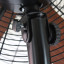 Alva Air Tripod Fan with Wood Finish, 40cm detail