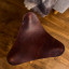 Drie-poot folding chair top view