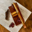 Biltong cutter on table with biltong  top view