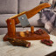 Biltong cutter on table with biltong 