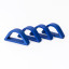 Alkaline Arched Napkin Rings, Set of 4 - Cobalt Blue