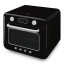 Smeg Retro Countertop Steam Oven - Glossy Black