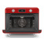 Smeg Retro Countertop Steam Oven - Fiery Red angle