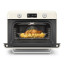 Smeg Retro Countertop Steam Oven - Vintage Cream angle