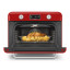 Smeg Retro Countertop Steam Oven - Fiery Red angle