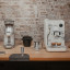 Smeg Minipro Espresso Machine - Matte White on the table