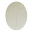 Mervyn Gers Large Oval Plate, 32cm - Ostrich top down view