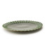 Mervyn Gers Paper Collection Glazed Stoneware Dinner Plate, 30cm - Fig Green