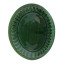 Mervyn Gers Scalloped Oval Platter, 46cm - Fig Green