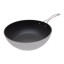 Laura Ashley Non-Stick Wok, 30cm - Dark Dove Grey