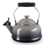 Le Creuset Whistling Stovetop Kettle with Stainless Steel Knob, 1.6L - Flint