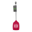 Tovolo Silicone Slotted Turner with Stainless Steel Handle - Viva Magenta packaging