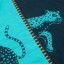 Fieldbar Seabed Beach & Bath Towel, 95cm x 170cm - Sea Boat Blue detail