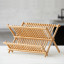 Funktion Bamboo Dish Rack on the kitchen counter