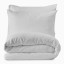 Thread Office White Kashmir Waffle Duvet Cover Set - Queen