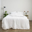 Thread Office White Kashmir Waffle Duvet Cover Set - King