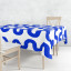 Cara Saven 4 Decor Dot Dot Dash Tablecloth - 6-8 Seater on the table