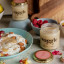 Waggle Creamed Canola Blossom Honey, 340g with breakfast on the table