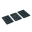 Blomsterbergs Silcone Chocolate Mould, Set of 3 - Grey angle