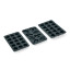 Blomsterbergs Silcone Chocolate Mould, Set of 3 - Grey