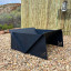 Pretzel Fire Pit XL - Black on the ground