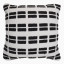 Thread Office Monochrome Stipple Stripe Scatter Cushion with Feather Blend Inner, 60cm x 60cm