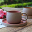 Nicolson Russell Marrakesh Mug and Plate, 260ml - Pink on the table