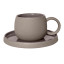 Nicolson Russell Marrakesh Mug and Plate, 260ml - Grey