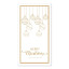 NapKin Cole Nutcracker Christmas Biodegradable Paper Napkins, Pack of 20 - Gold