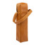 Luuks Leo Square Leather 1-Bottle Wine Cooler
