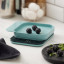 Rosti Mensura Digital Kitchen Scale - Nordic Green  with blackberries 