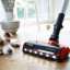 Bosch ProAnimal Rechargeable Cordless Vacuum Cleaner vacuuming pet hair