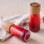 Le Creuset Top Grind Pepper Mill, 270ml - Cerise on the table