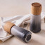 Le Creuset Top Grind Salt Mill, 270ml - Flint on the table