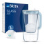 Brita Light Blue Glass Filter Water Jug with Filter, 2.5L with packaging