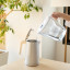 Brita Marella White Water Filter Jug with 3 Filters, 2.4L pouring water into kettle