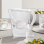 Brita Marella White Water Filter Jug with 3 Filters, 2.4L on table with water