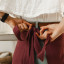 Me Thyme Cotton Split-Leg Apron