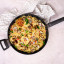 Cosy & Trendy Full Black Ceramic Non-Stick Frying Pan - 32cm with food