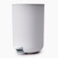 Thread Office Matte White Bathroom Pedal Bin, 30L
