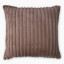 Thread Office Tan Sepia Rochele & Captivate Faux Fur Scatter Cushion with Feather Filled Inner, 60cm x 60cm